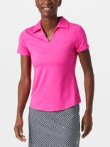 Jofit Women's Diamond Ella Short Sleeve Fuschia XS