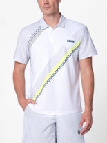 KSwiss Men's Peacoat Iron Works Polo White S