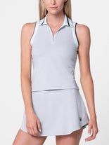 KSwiss Wms Meteorite Set Sleeveless Polo Grey XS