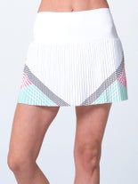KSwiss Women's Techno Pleat Skirt White XS