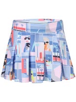 Lucky In Love Girl's Linen Nouveau Skirt Print L