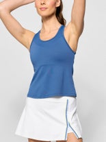LIJA Women's All About Love Rival Tank Denim S