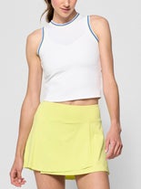 LIJA Women's All About Love Varsity Tank White XS