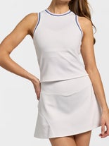 LIJA Women's Born to Play Varsity Tank White S