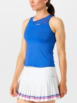 LIJA Women's Court Crush Peer Tank Cobalt XL