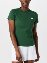 Lacoste Women's Spring Top Green 36 (4)