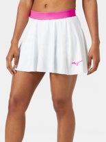 Mizuno Wms Spring Print Flying Skirt White L