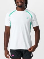 New Balance Men's Summer Novelty Top White S