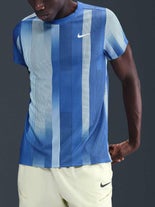 Nike Men's Fall Victory Print Top Blue XS