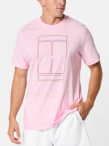 Nike Men Spring Heritage Court T-Shirt Pink XXL