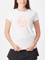 Roland Garros 2025 Women's Logo T-Shirt White S