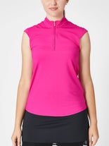 SanSoleil Women's SolTek Mock Tank Fuchsia XS