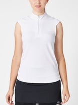 SanSoleil Women's SolTek Mock Tank White L
