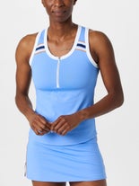 Sofibella Wms Classic Currents Zip Tank Peri S