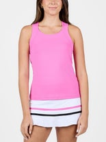 Sofibella Wms Pinkology Icon Racer Tank Pink XS