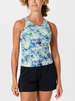 Skechers Wms Gowalk Seascape Floral Tank Blue XS