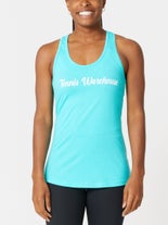 Tennis Warehouse Wms Racer Tank Tahiti Blue M