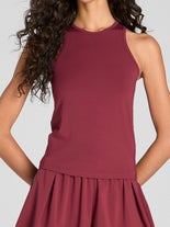 Wilson Wms Clay Series Fieldhouse Tank Cranberry XS