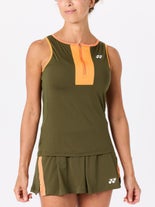 Yonex Women's NYC Zip Tank Brown L