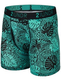 2UNDR Men's Swing Shift 6" Boxer Brief- Samoa