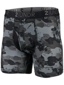 2UNDR Men's Swing Shift 6" Boxer Brief - Blackout