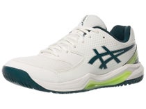 Asics Dedicate 8 Men's Pickleball Shoes - Cream/Teal