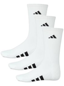 adidas Men's Cushioned 4.0 3-Pack Crew Sock White