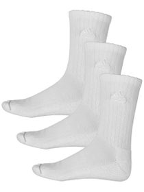adidas Men's Classic Cushion 2.0 3-Pack Crew Sock White