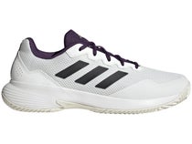 adidas GameCourt 2 White/Bk/Plum Men's Shoes
