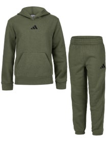 adidas Youth Winter Essential Fleece Warm Up Set