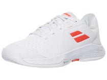 Babolat Propulse 3 White/Coral Junior Shoes