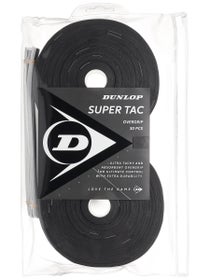 Dunlop Super Tac Overgrip Black 30-Pack Roll