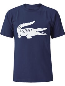 Lacoste Boy's Core Croc Logo Top