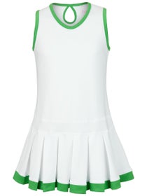 Li Mi Girl's Beverly Hills Swing Keyhole Pleat Dress
