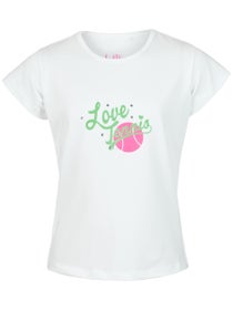 Li Mi Girl's Beverly Hills Swing Love Bling Top