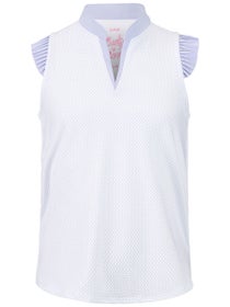 Lucky in Love Girl's Lovely Pleat Tank