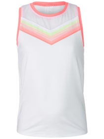 Lucky in Love Girl's Sunset Spin Tie Back Tank