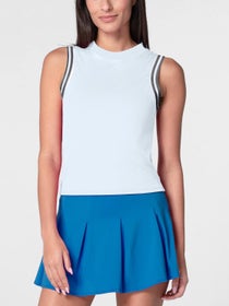 Lucky In Love Women's Action Stripe Muscle Tank