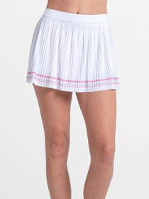 Lucky in Love Women's Weave Woven Strokes Pleat Skirt