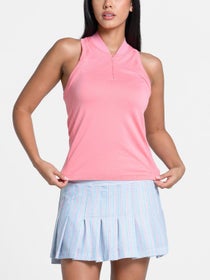 Lucky In Love Women's Retro Seamless Sleeveless Polo