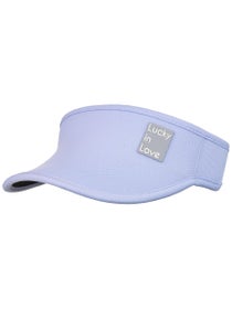 Lucky In Love Women's Stretch Visor - Lavender