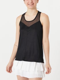 Lucky in Love Women's Core Rib Tie Back Tank - Black