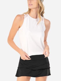 Lucky in Love Women's L-UV Freedom Tank - White