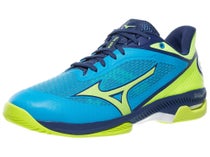 Mizuno Wave Strike Blue/Yellow Men's Pickle Shoes 
