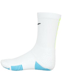 Nike Elite 2.0 Crew Sock White/Volt