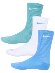 Nike Everyday Cushion Crew Sock 3-Pack Blue/White