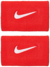Nike Summer Premier Doublewide Wristband Chile Red/Wh