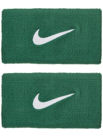 Nike Summer Premier Doublewide Wristband Gorge Green/Wh