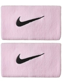 Nike Tennis Premier Doublewide Wristbands - Pink Foam