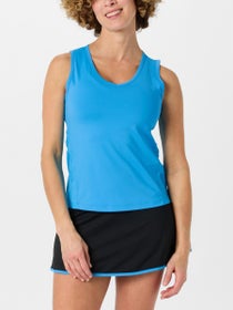Sofibella Women's Electric Blue V-Neck Tank